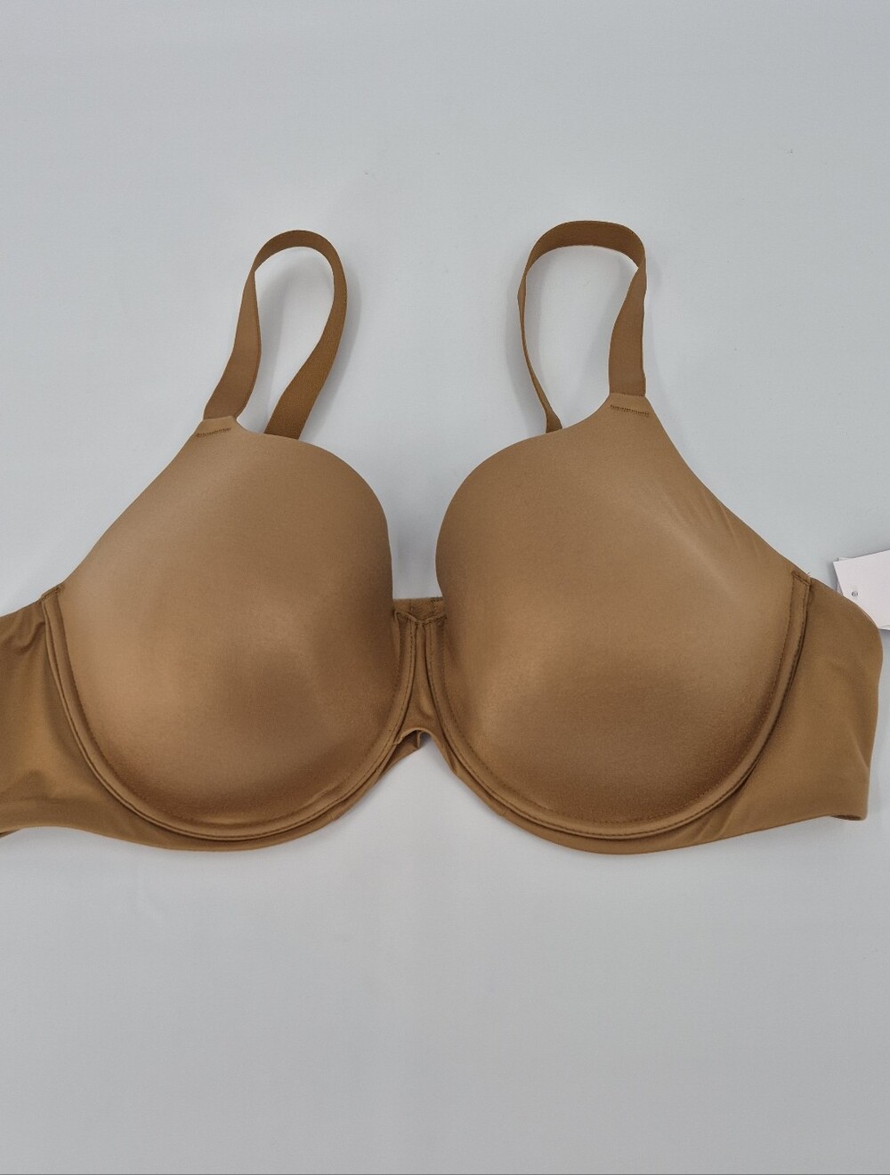 NWT Auden 46C Superstar Lightly Lined Full Coverage T-Shirt Bra Brown Underwire